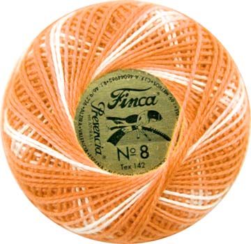 Finca Perle Variegated No.12 - Tangerine Twist