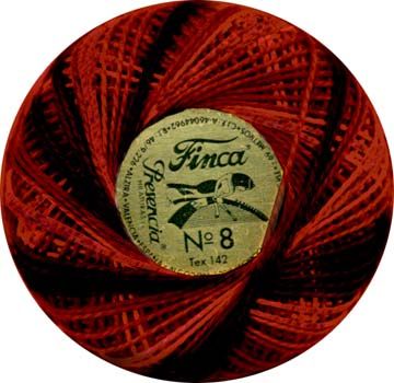 Finca Perle Variegated No.12 - Red & Black
