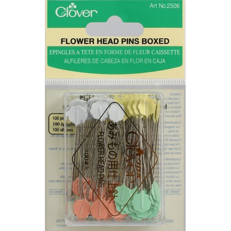 Flower Head Pins Boxed