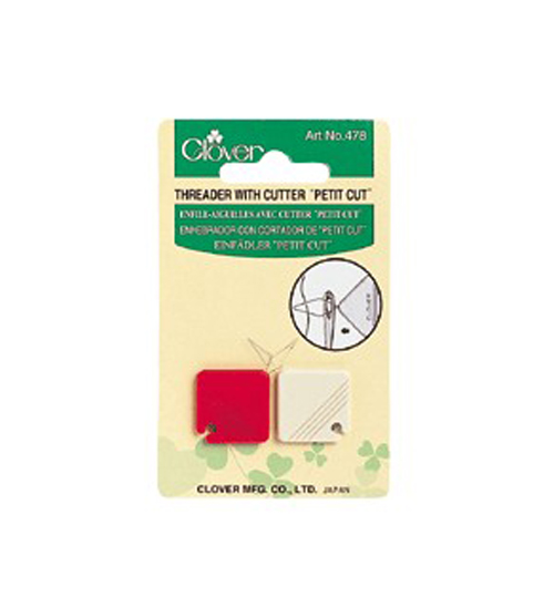 Clover Threader with Cutter Petit Cut