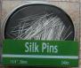 Silk Pins 240 count 1.25 long