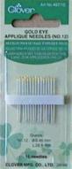 Gold Eye Applique Needles No. 12