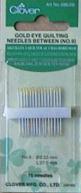 Gold Eye Quilting Needles  Between No. 9